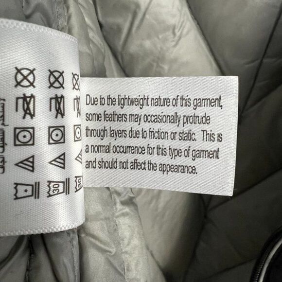 BCBGENERATION Ultra Lightweight Packable NYLON/DOWN Hooded Jacket Black size S - Picture 9 of 10